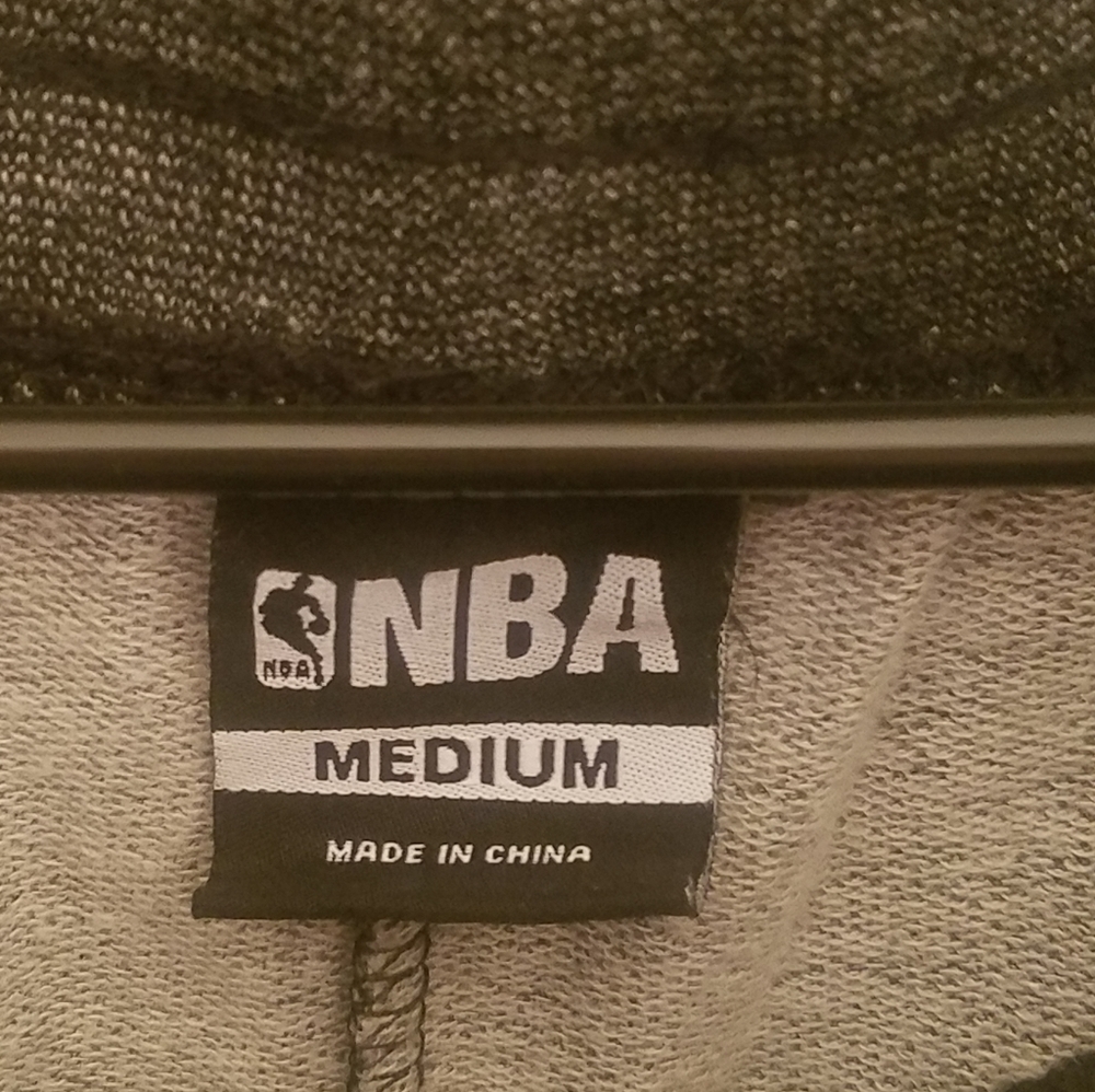 Men's Adult Gray NBA Basketball Athletic Shorts Me - Picture 3 of 7
